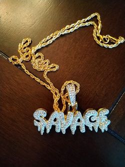 Savage Pendant and Chain Fashion Jewelry Necklace