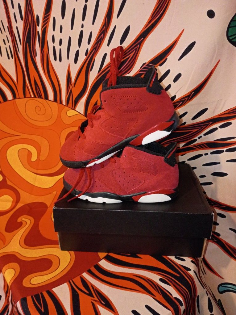 Jordan 6 Retro – Varsity Red/Black – Kids Size 10C – Brand New In Box