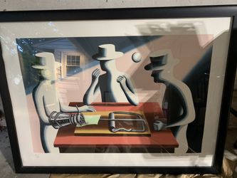 Framed print 49”x38”