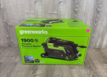 Greenworks 1900PSI Portable Pressure Washer GPW1902