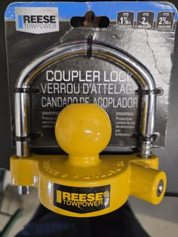 REESE UNI TRAILER COUPLER W/2 KEYS