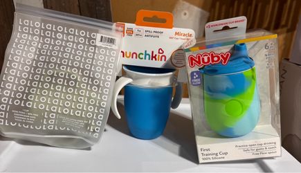 Baby Toddler Cup Bundle – Munchkin, Nuby & Lola