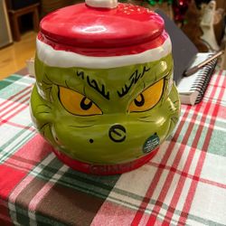 The Grinch Cookie Jar