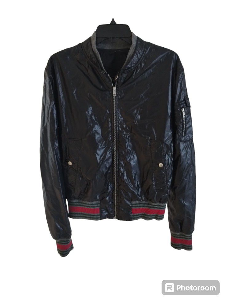 GUCCI Men's Jacket Black Italy Size:48 210925 Z4063/851