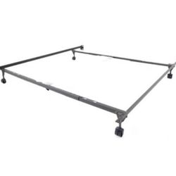 Metal Bed Frame - Adjustable To Twin, Full, Queen 