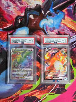 Charizard VSTAR & VMAX Jap. PSA 10 Slabs