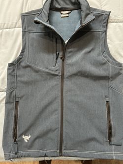 Cowboy Hardware Blue Vest.   Brand New. Size Large