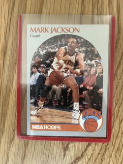 Menendez Brothers Card- Mark Jackson 1990 NBA Hoops