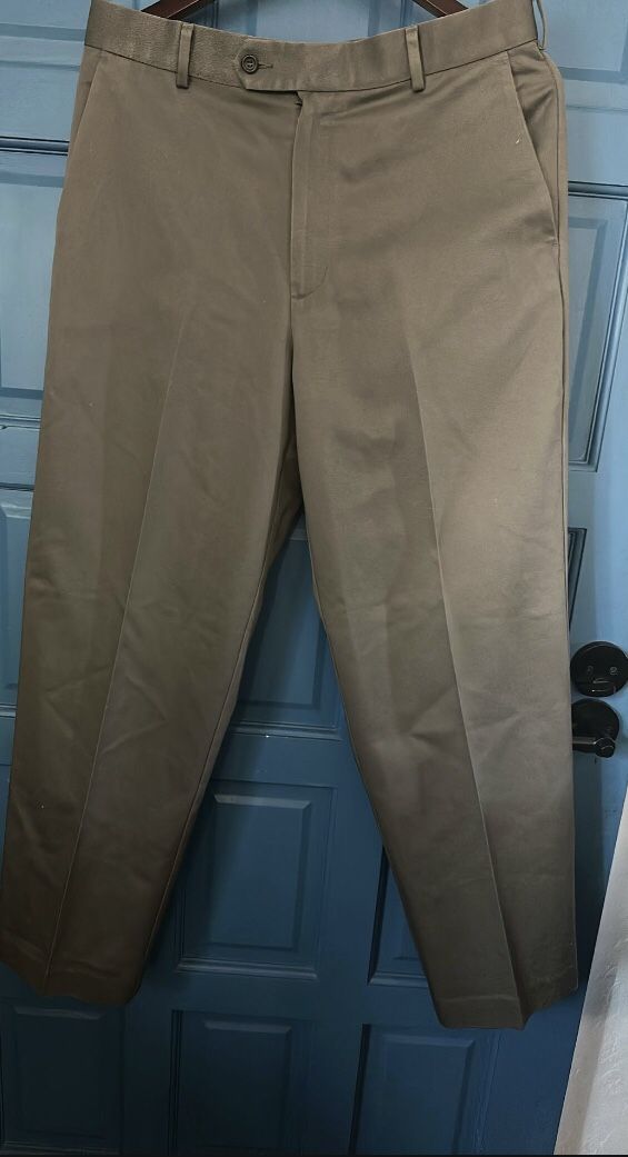 MEN’S DOCKERS PREMIUM FLAT FRONT RELAXED FIT W32 L30