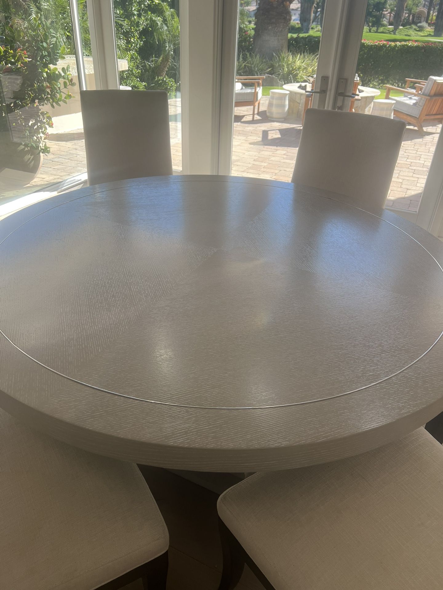 Bernhardt Round Dining Table -60” Round Grey