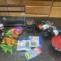 Aquarium and accessories 