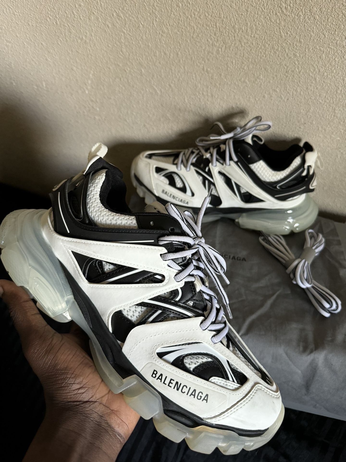 Balenciaga Track Runners (clear Sole)
