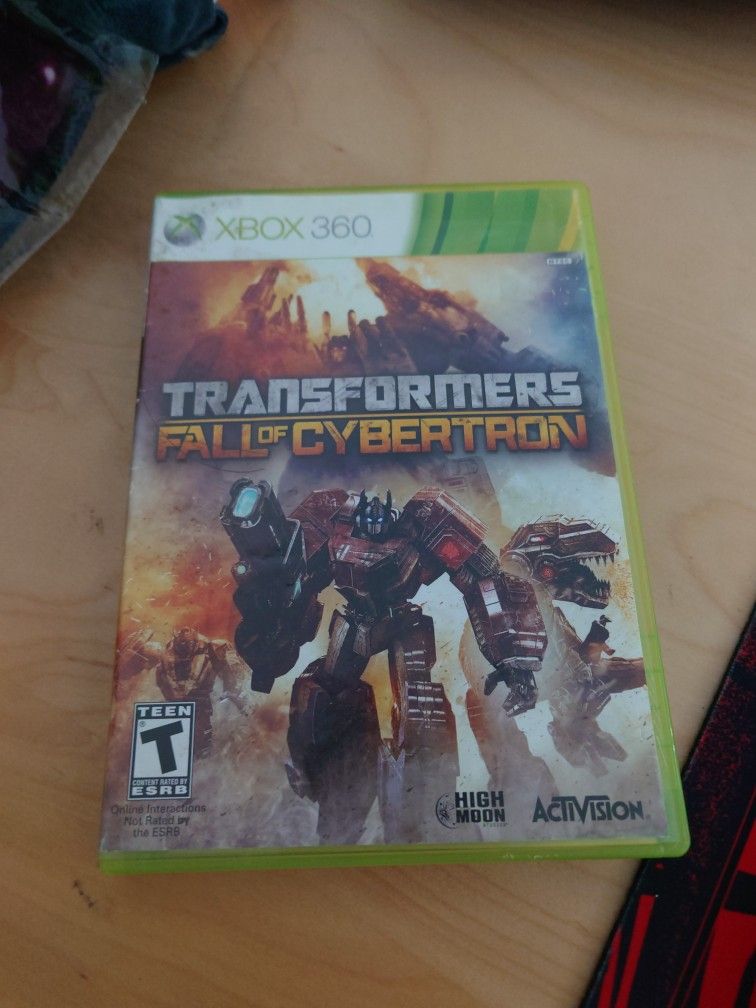 Xbox 360 Game Transformers Fall Of Cybertron 