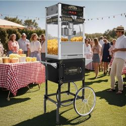 Popcorn Machine With Cart 