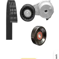 Serpentine Belt An Pulley For Alternator 