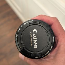 Canon EF 50mm 1.4 lens