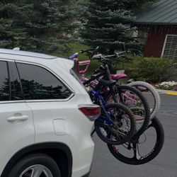 4 Bike Hitch Rack Carrier – SUV Truck Mount – 2” Receiver Folding Bike Rack 