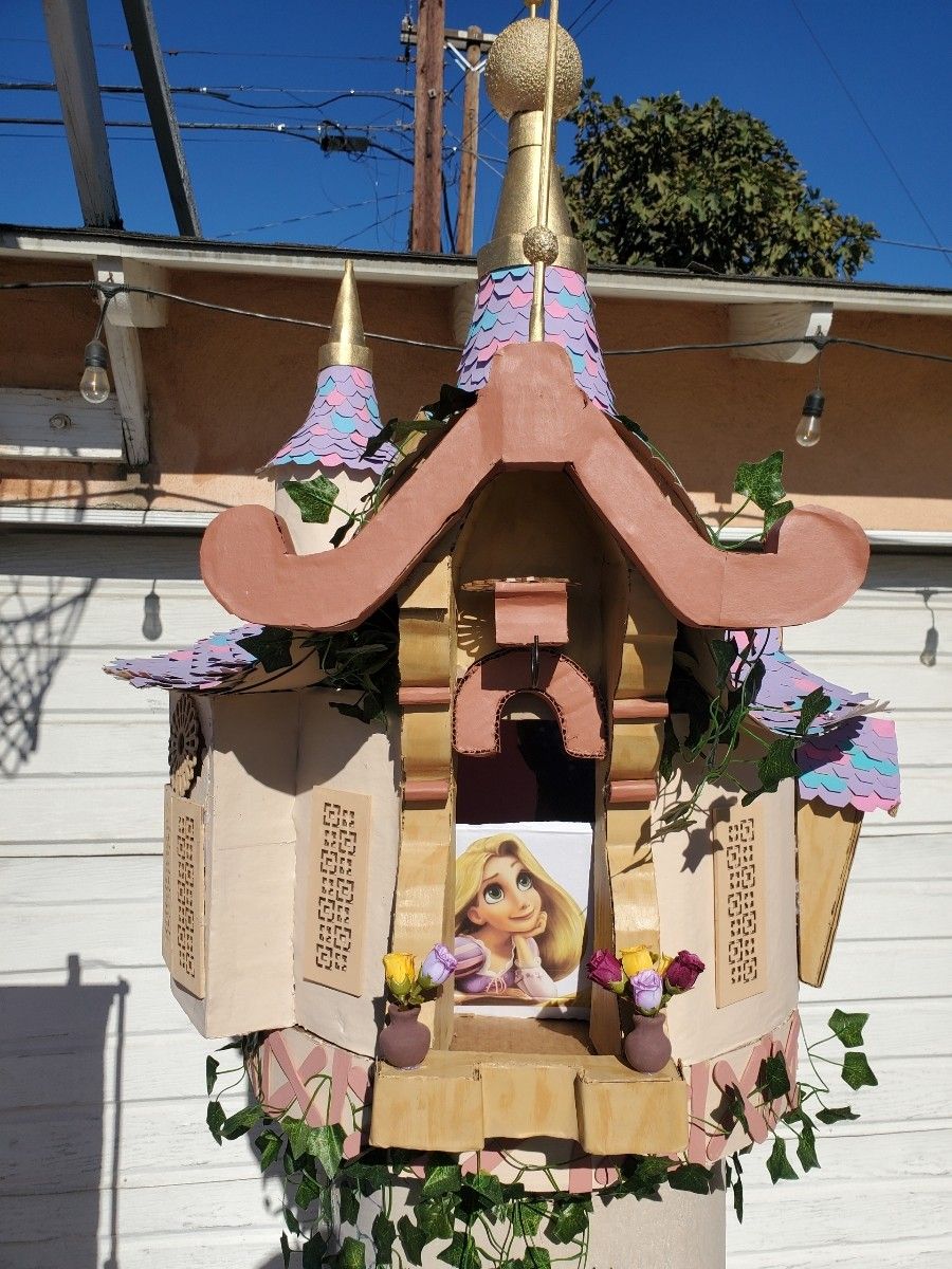 Handmade Rapunzel Tower Over 8 Ft Tall $200