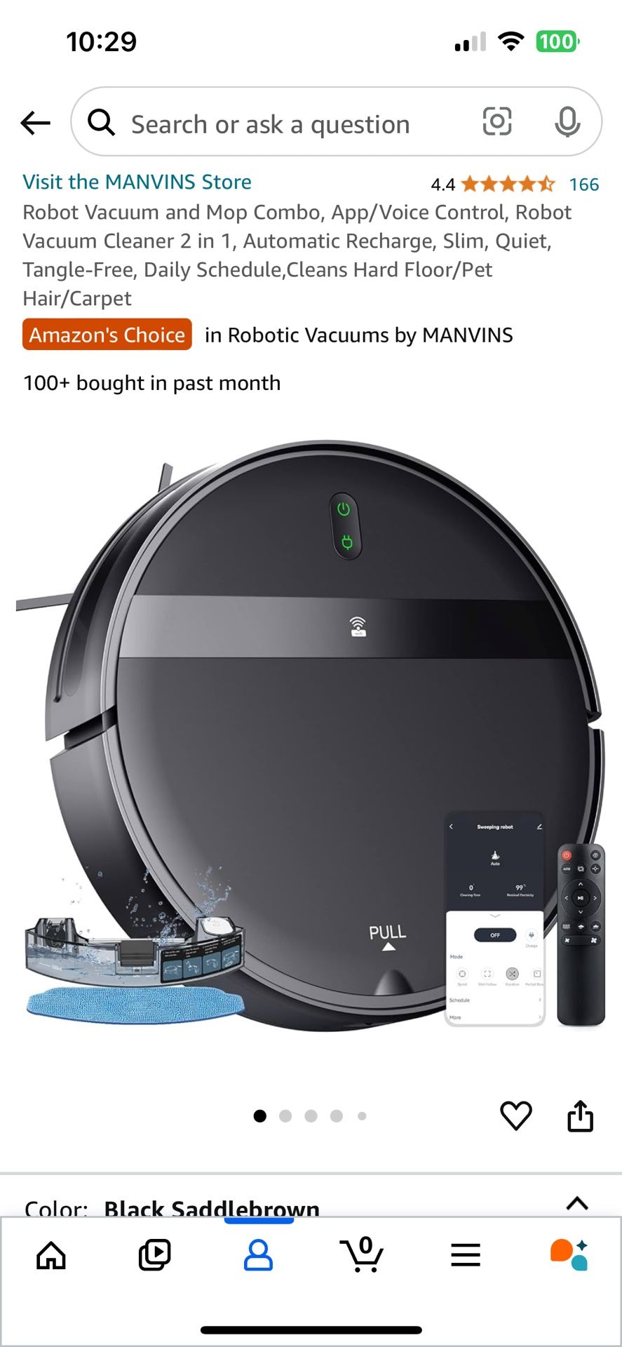 Brand New Robot Vacuum and Mob - Still In The Box