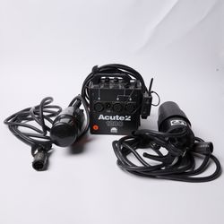 Profoto acute 1200 pack with d4 heads and pocket wizard