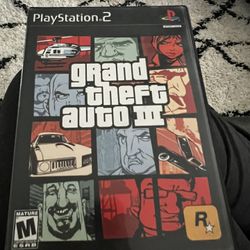 Grand Theft Auto 3 III PS2 Rockstar Games Map! PlayStation 2 Tested Black Label
