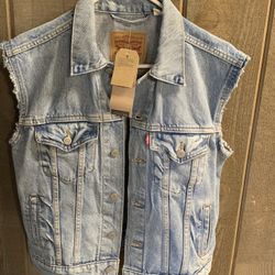 Ladies Levi Jean vest New