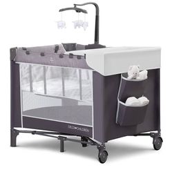 Delta Baby Play Yard With Bassinet &changing Table