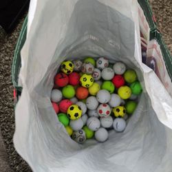 Mixed Color Golf Balls