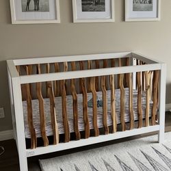 Milk street baby crib and conversion kit