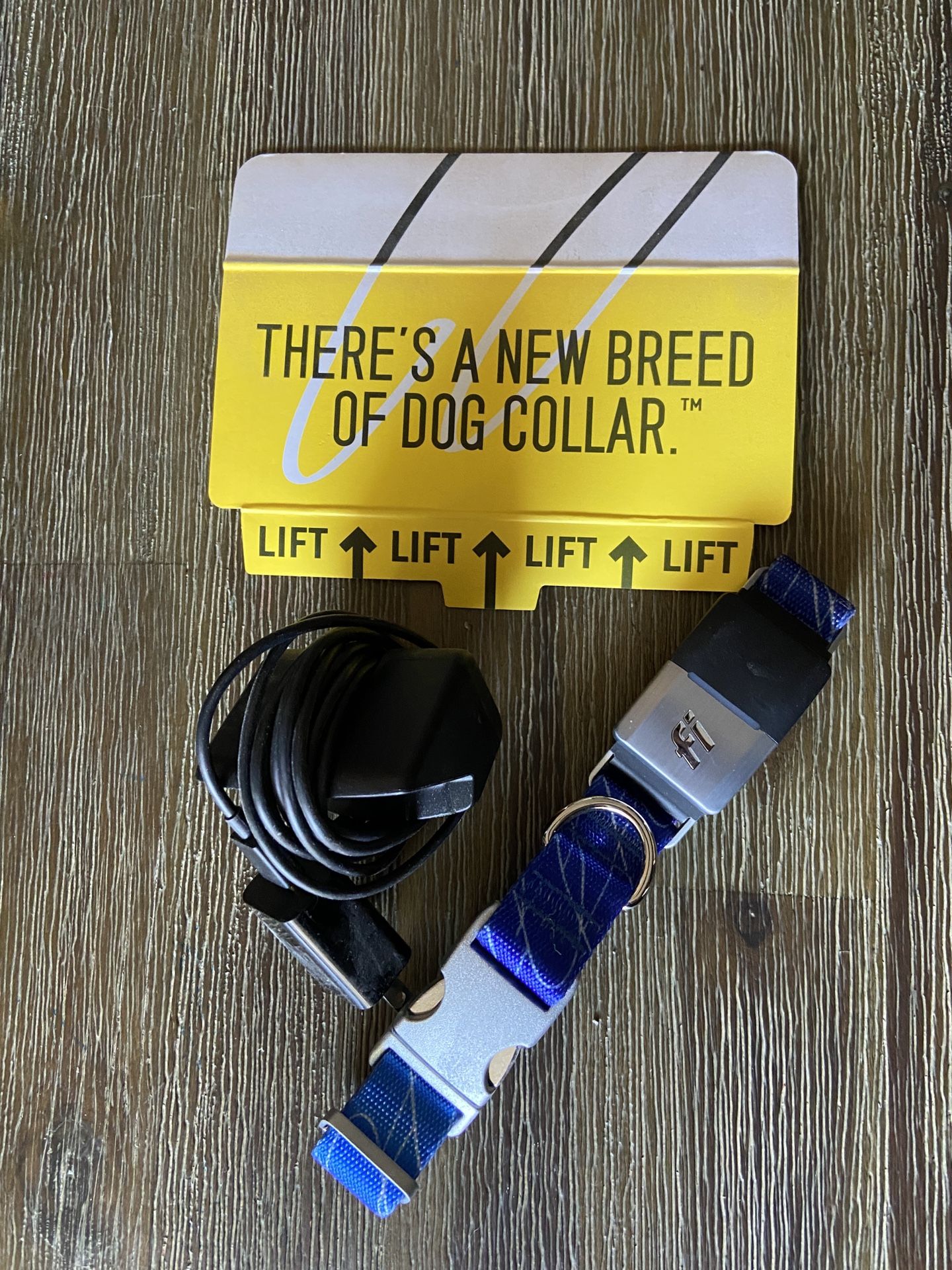 Medium Blue Fido Dog Collar