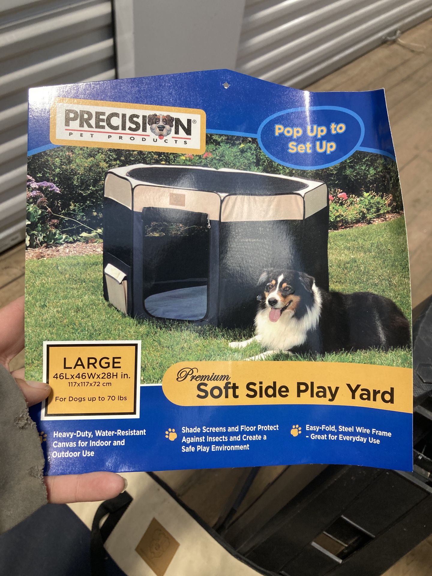 Portable Dog Crate ( No Lid)