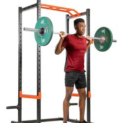 gym set (squat rack+weights)