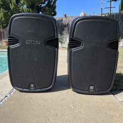JBL Eon 515XT Powered Speakers/ Gator Bags