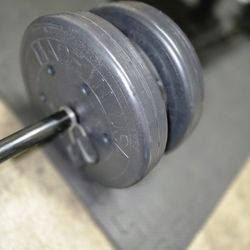 Brand New Standard Weights and Bar 50 Lbs