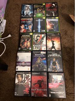Ps2 and Xbox games