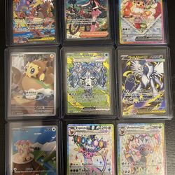 Pokémon singles card lot Mega Kangaskhan EX Dawn SIR espeon umbreon team rockets moltress