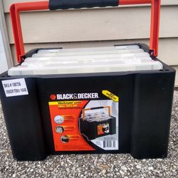 Black & Decker Workmate Small Parts Box With Handle  NEW