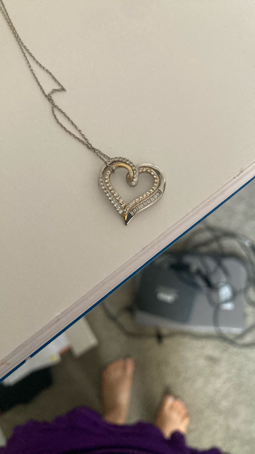 Sterling Silver Necklace With Heart
