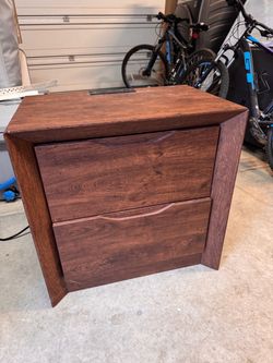 Two-drawer nightstand