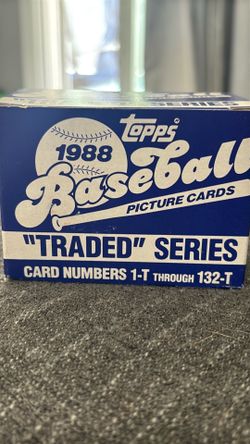 1988 Topps Baseball Picture Cards "Traded" Series