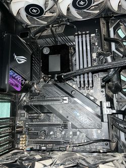 Pc parts, cpu, memory and motherboard