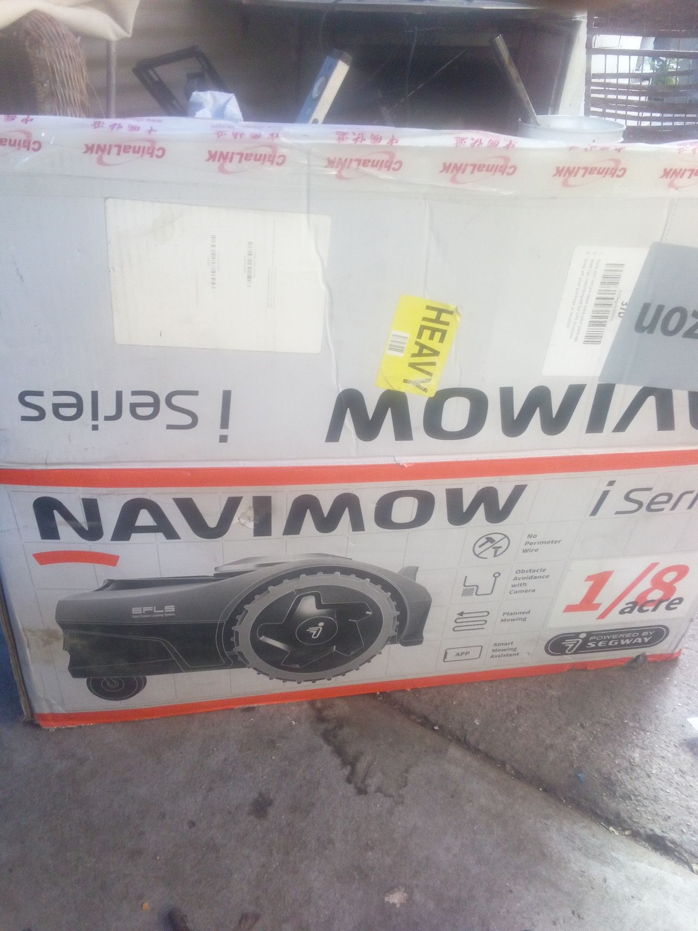 Phone controlled lawn mower