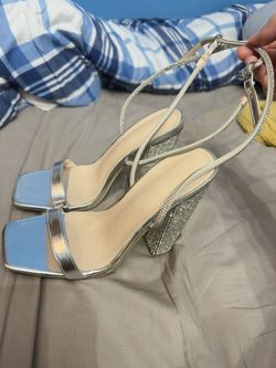 Silver heels
