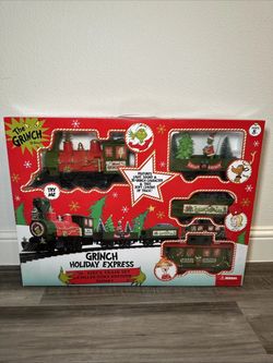 The Grinch holiday train set