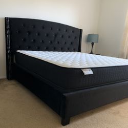 New In Box King Bed Frame +Mattress (Read Description Below)