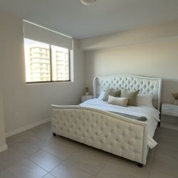 King Size Bed Frame and Mattress