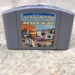 Star Wars Episode 1 Racer N64 Cartridge 