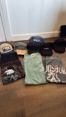 Free hats and shirts