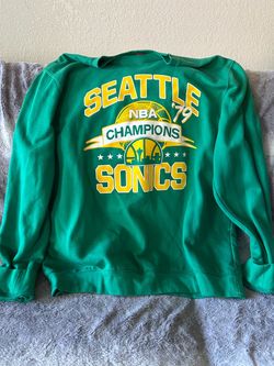 Seattle SuperSonics NBA champions crewneck sweater size xl Euc