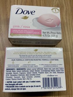 Dove Pink Bar Soap 135gm 4.75 oz,Pack of12